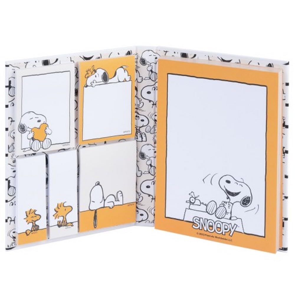 Grupo Erik Sticky Notes Set - Snoopy Stationery | 6 Notepads In ...