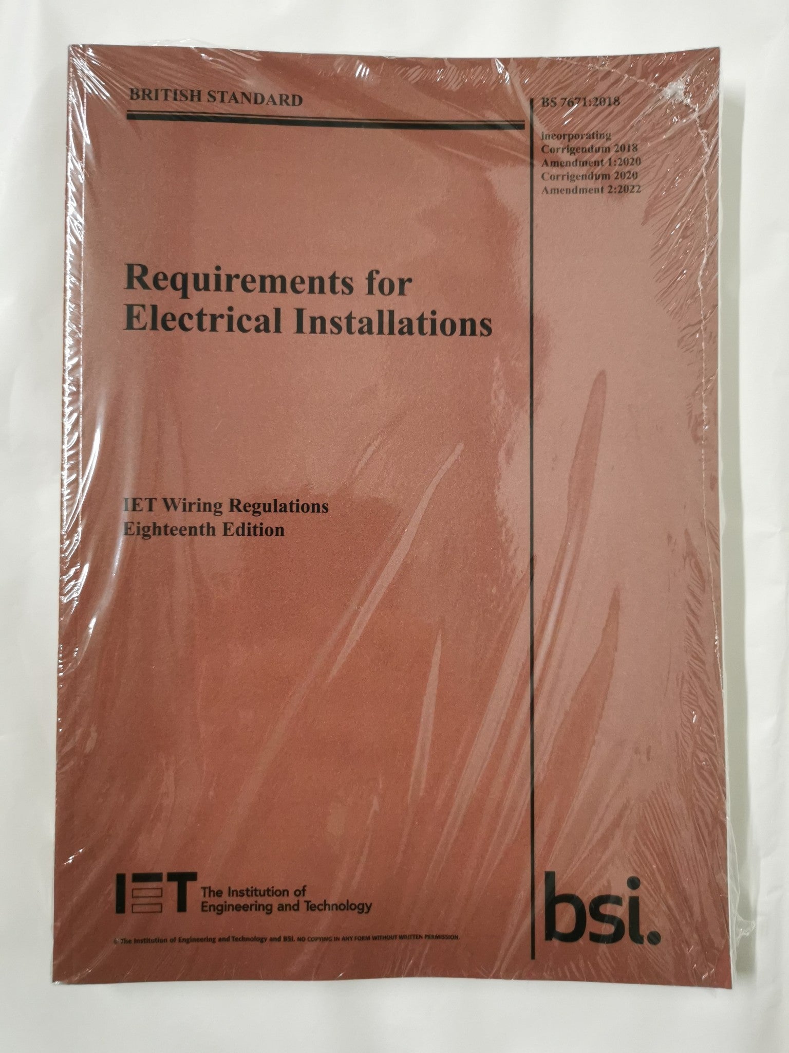 Requirements for Electrical Installations, IET Wiring Regulations, The ...