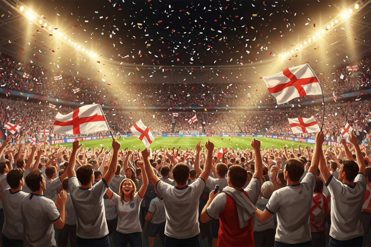 Three Lions, One Dream: England's World Cup Semi-Final Moment