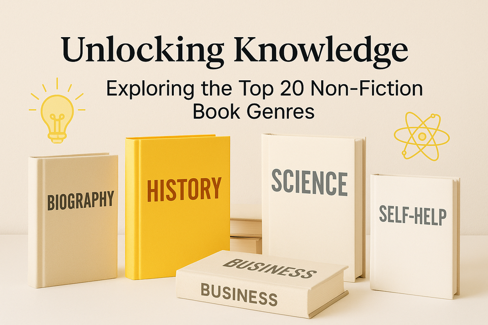 Unlocking Knowledge: Exploring the Top 20 Non-Fiction Book Genres