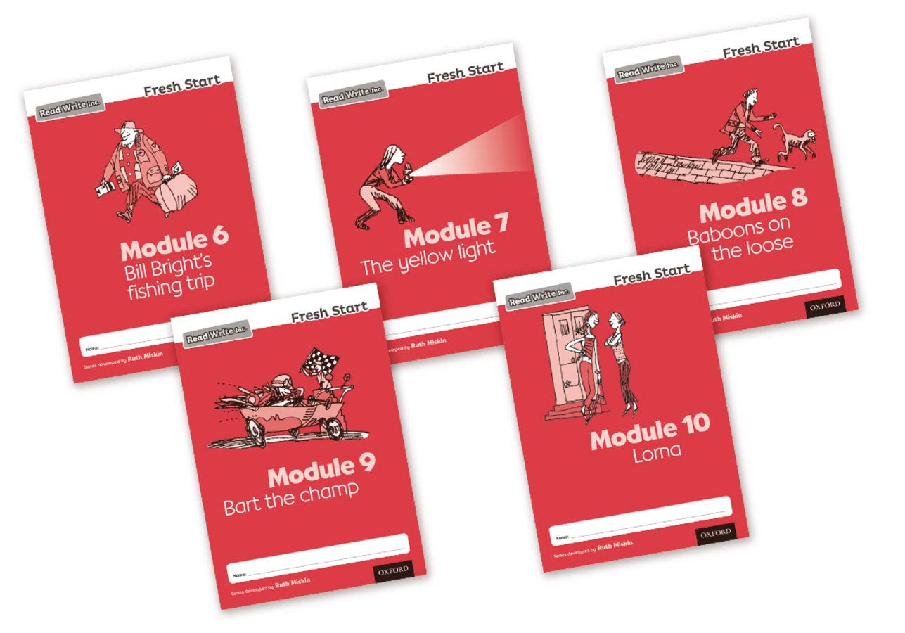 Read Write Inc. Fresh Start: Modules 6-10 - Mixed Pack of 5 by Gill ...