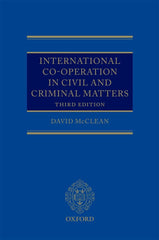 International Co-operation in Civil and Criminal Matters by David McClean - used book at Perkology Books