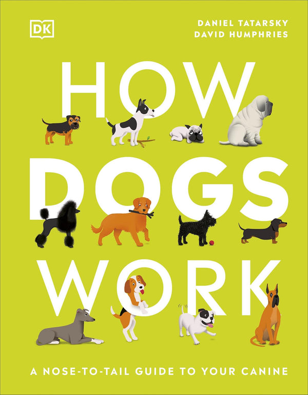 How Dogs Work: A Head-to-Tail Guide to Your Canine by Daniel Tatarsky - used book at Perkology Books
