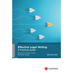 Effective Legal Writing: A Practical Guide by Nicholas Corbett-Jarvis Brendan Grigg - used book at Perkology Books
