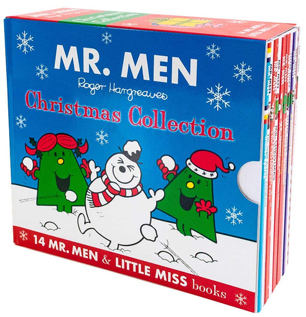 Mr Men and Little Miss Christmas Collection 14 Books Slipcase Set by Roger Hargreaves - used book at Perkology Books