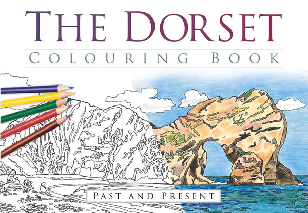 The Dorset Colouring Book: Past and Present by The History Press - used book at Perkology Books