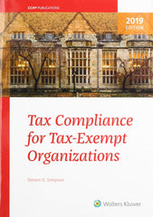 Tax Compliance for Tax-Exempt Organizations 2019 by Steven D. Simpson - used book at Perkology Books