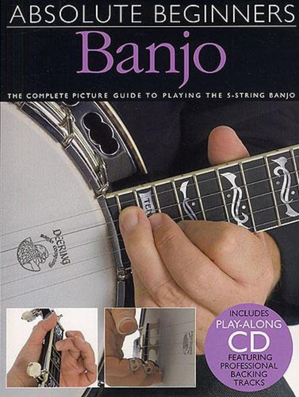 Absolute Beginners 5-string Banjo Book/Cd by Various - used book at Perkology Books