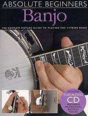 Absolute Beginners 5-string Banjo Book/Cd by Various - used book at Perkology Books