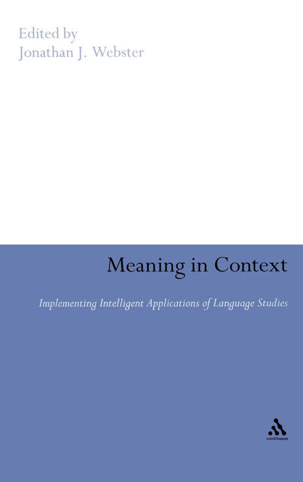 Meaning in Context by Jonathan J. Webster - used book at Perkology Books