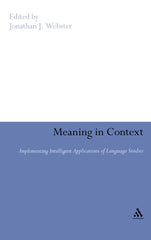 Meaning in Context by Jonathan J. Webster - used book at Perkology Books