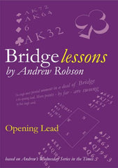 Opening Lead (Bridge Lessons) by Andrew Robson - used book at Perkology Books