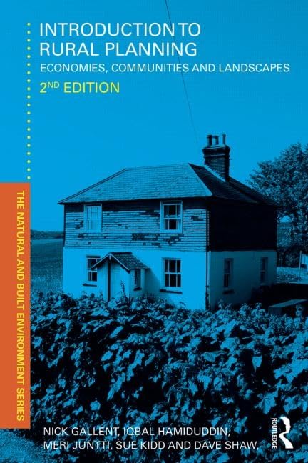 Introduction to Rural Planning: Economies, Communities and Landscapes by Nick Gallent - used book at Perkology Books