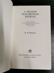 The Elizabethan journals; 1591-1603, G.B. Harrison