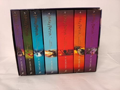 Harry Potter Series 7 Book Paperback Set (Torn Slipcase)