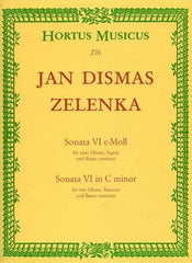 Jan Dismas Zelenka-Sonata No 6 C Minor-first Oboe, Violin, second Oboe, Bassoon