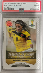 2014 Panini Prizm World Cup Stars 10 Radamel Falcao PSA 9