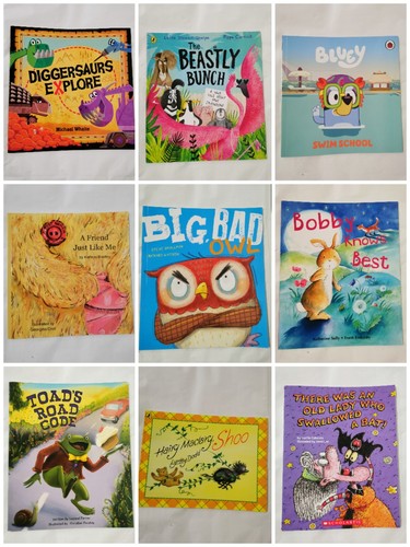 Young Children's Fiction Picture Books Large Collection of 10 Pre Loved Books