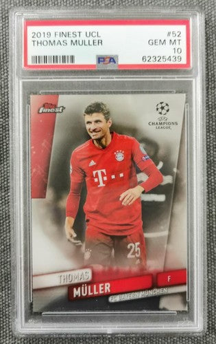 Thomas Muller 2019 Finest UEFA Champions League #52 PSA 10 GEM MT