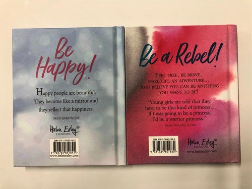 Be Happy! & Be Rebel! by Helen Exley Gift Set