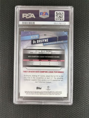 Kevin De Bruyne Topps Finest 2019 Blue Refractor No/150 PSA 9