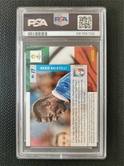 2014 Panini Prizm World Cup Mario Balotelli Net Finders RD/WT/BL.PWR.PLD PSA 10