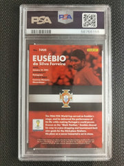 2014 Panini Prizm World Cup Soccer Tribute EusÃ©bio Portugal PSA 8 #T-EUS