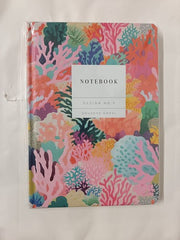 Kaleido Design No.9 Gouache Coral Hardback Notebook