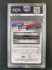 Frenkie De Jong Finest UCL 2019 Blue Refractor PSA 9 MINT [150]
