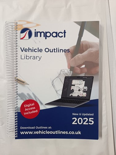 Vehicle Outline Library 2025 - Book only