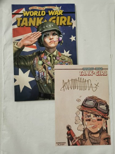 Tank Girl: World War Tank Girl | Signed Mini Print Edition | Graphic Novel |