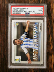 2014 Prizm World Cup Net Finders Lionel Messi #2 PSA 9 Argentina, Barcelona