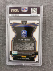 Kylian Mbappe 2020 Panini Select UEFA Euro #51 Tri-Color Prizm PSA 9