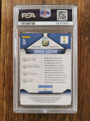2014 Panini Prizm World Cup 13 Sergio Aguero PSA 10 GEM MINT