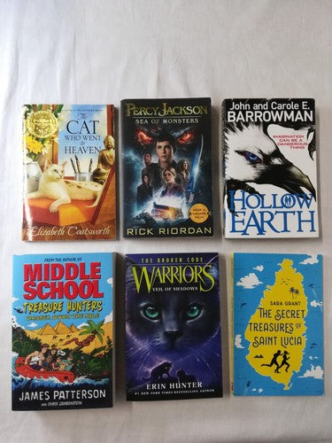 *BUNDLE* OF 6 BOOKS FOR CHILDREN (8-12 yrs) Adventure, Fantasy BESTSELLERS