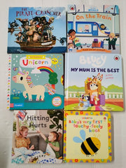 6 Babies Picture Board Books for Babies & Toddlers Early Readers Random Lot