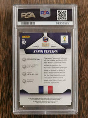 2014 Panini Prizm World Cup 82 Karim Benzema PSA 10 GEM MINT