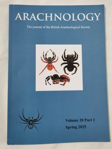 Arachnology - The Journal of the British Arachnological Society Vol 20 p.1 2025