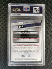 Son Heung-min 2019 Topps Finest Refractor PSA 10 GEM MT