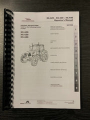 Operator's Manual for Tractors Models - X6.420, X6.430 and X6.440