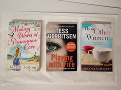 3 New Fiction Books for Women - Romance, Thriller, Chick Lit - Random Bundle!