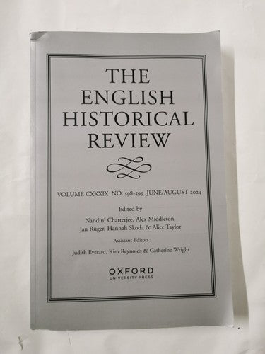 The Historical Review Vol CXXXIX No. 589 Jun/Aug 2024