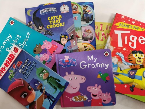 YOUNG CHILDREN'S modern Reading Books x 7. Peppa, Paw Patrol, PJ Masks