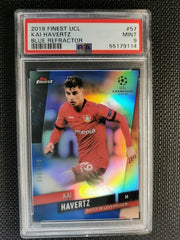 Kai Havertz Topps Finest 2019 Blue Refractor PSA 9 [150]