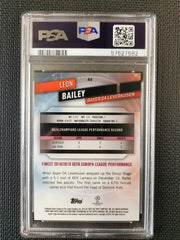 LEON BAILEY 2019 TOPPS FINEST UEFA CHAMPIONS LEAGUE GREEN REFRACTOR PSA 9 [99]