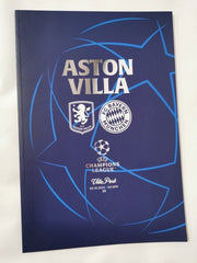 ASTON VILLA V BAYERN MUNICH MUNCHEN CHAMPIONS LEAGUE 2/10/24 2024-2025 Programme