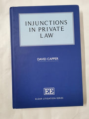 Injunctions in Private Law (Elgar Litigation Series)
