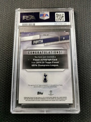Juan Foyth 2019 Topps Finest UCL AUTO Gold Refractor - PSA 10 GEM MT [50]