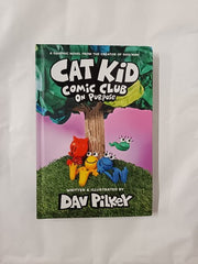 Cat Kid Comic Club Series Collection 5 Books Set By Dav Pilkey (Hardback)