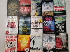 6 Crime & Thriller Paperbacks â Mystery, Detective & Suspense â Curated Bundle